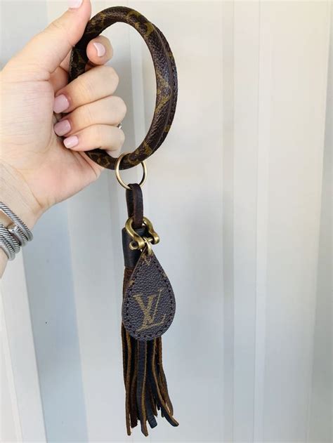 Louis Vuitton wristlet keychain